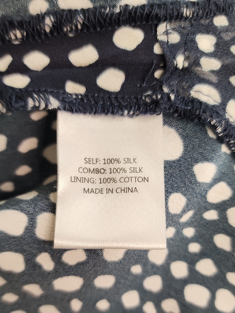 La Ligne Silk Chiffon Polka Dot Midi Dress Spaghetti Strap XL Extra Large - Picture 10 of 12